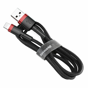 Baseus Cafule Cable Lightning 2.4A 1m Red/Black (CALKLF-B19)