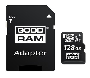 microSDXC 128GB Goodram Class 10 UHS-I + SD-adapter (M1AA-1280R11)