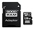 microSDXC 128GB Goodram Class 10 UHS-I + SD-adapter (M1AA-1280R11)