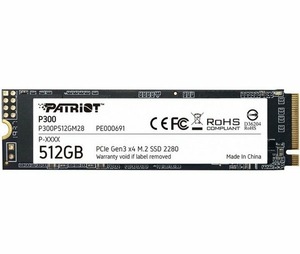 Patriot P300 512GB M.2 2280 NVMe PCIe 3.0 x4 (P300P512GM28)
