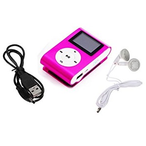 MP3 player metal pink+fm+LCD