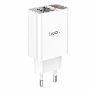 Hoco C100A PD20W+QC3.0 with digital display White