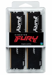 32GB (2x16GB) Kingston Fury Beast Black DDR5 5200 MHz (KF552C40BBK2-32)