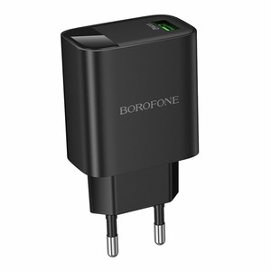 Borofone BA95A 1USB QC 18W Led Display Black