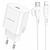 Borofone BA82A 1USB-C 25W + Type-C to Lightning Cable Whte