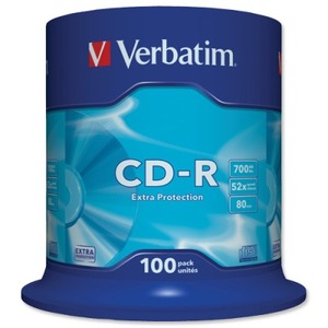 Verbatim CD-R 700Mb 100pcs 43411