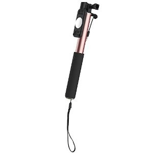 Rock Selfie Stick with Wire Control II (Rose Gold)
