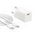Baseus GaN5 1C 25W + Type-C to Type-C 100W 1m White (P10110909213-01)