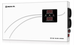 REAL-EL STAB SLIM-2000, white (EL122400008)