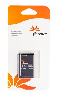 Florence Nokia BL-5C 1020mA (BL-5C)