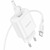 Borofone BA82A 1USB-C 25W + Type-C to Type-C Cable White