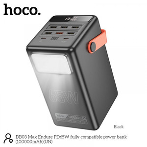 Hoco DB03 Max Centurion 65W 100000mAh Black