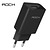 Rock 2 in 1 Wall Charger Black