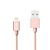 ROCK Space MFI Metal Charge & Sync round cable Lightning (Rose Gold)