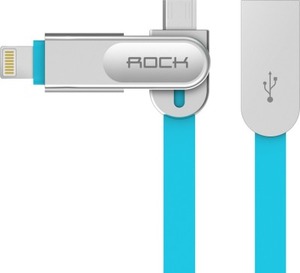 ROCK Cobblestone 2 in 1 Charge&Sync Blue