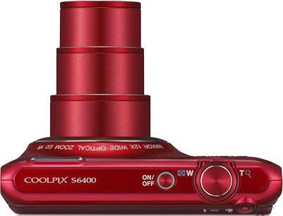 Цифровий фотоапарат Nikon Coolpix S6400 Red (VNA192E1