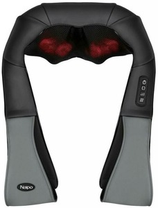 NAIPO Shoulder & Neck Massager with Shiatsu Kneading Massage and Heat MGS-150DC