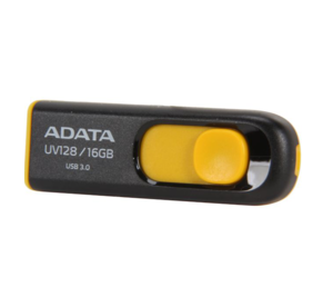 16GB A-Data DashDrive UV128 Black/Yellow (AUV128-16G-RBY)