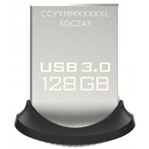 128GB SanDisk Cruzer Ultra Fit (SDCZ43-128G-GAM46)