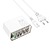 Hoco N36 Fuerza six-port PD65W GaN (3C3A) White