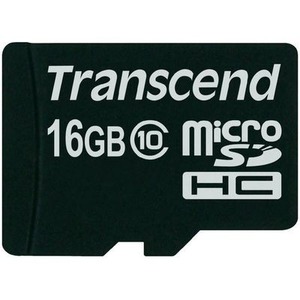 microSDHC 16GB Transcend Class 10 (TS16GUSDC10)
