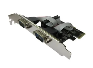 Dynamode RS232 (COM) 2 канала чипсет WCH 382 PCI-E, LP-низкопрофильная планка (RS232-2port-PCIE-LP)