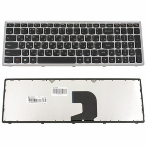 Клавиатура для ноутбука Lenovo IdeaPad: P500, Z500 rus, black, silver frame