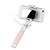 Rock Mini S Selfie stick with wire control & mirror (Pink)