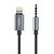 ROCK Space Lightning to 3.5mm audio cable Tarnish (RAU0555)