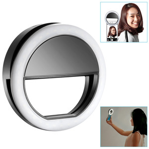 LED ring for selfie, black