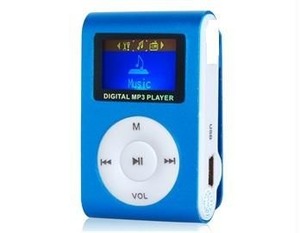 MP3 player с дисплеем (FM радио) blue