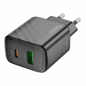 Hoco CS23A 1USB 1USB-C PD/QC 30W Black