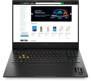 HP Omen Transcend Laptop 16-u1021ua (A4AA0EA) Shadow Black