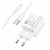 Hoco C145A 1USB QC 18W + MicroUSB Cable White