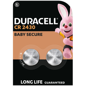 Спеціальна літієва батарейка типу «таблетка» Duracell 2430 3V, (CR2430), 2 шт. в упаковці