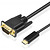 PowerPlant USB Type-C 3.1 (M) - VGA (M), 1 м (CA912117)