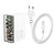 Hoco N36 Fuerza six-port PD65W GaN (3C3A) White