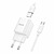Hoco C145A 1USB QC 18W + Type-C Cable White