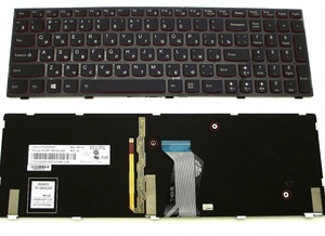Клавиатура для ноутбука Lenovo Y500 RU Black with Backlit