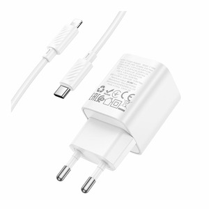 Hoco C149A U+C 30W + Type-C to Lightning White