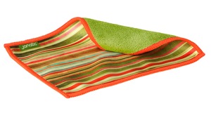 JANATIC "Stripes w/t Stars" Design microfibre cleaning cloth