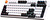 GamePro MK170 Outemu Red Hot-Swap RGB (MK170W) White