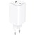Sandberg AC Charger Dual USB-C PD65W GaN 65W White (441-56)