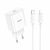 Hoco C76A Pro Type-C PD/QC 30W + Type-C to Lightning Cable White