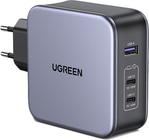 Ugreen CD289 GaN 140W + Type-C to Type-C Cable Grey (90549)
