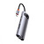 Baseus Metal Gleam Multifunctional 8-in-1 Type-C (Gray) (CAHUB-CV0G)
