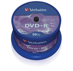 Verbatim DVD+R 4.7Gb Printable 43651
