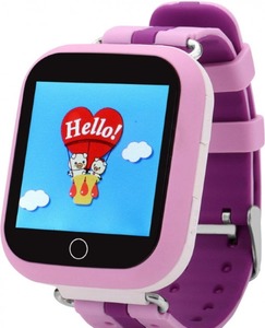Дитячий годинник з GPS Q150 Pink