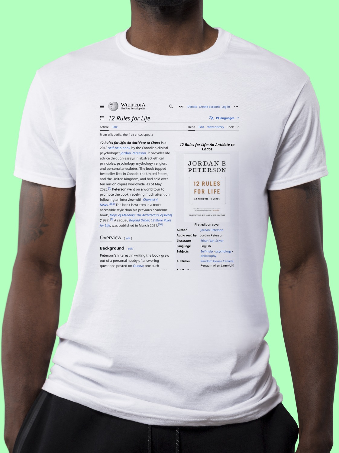 12-rules-for-life-wikipedia-t-shirt