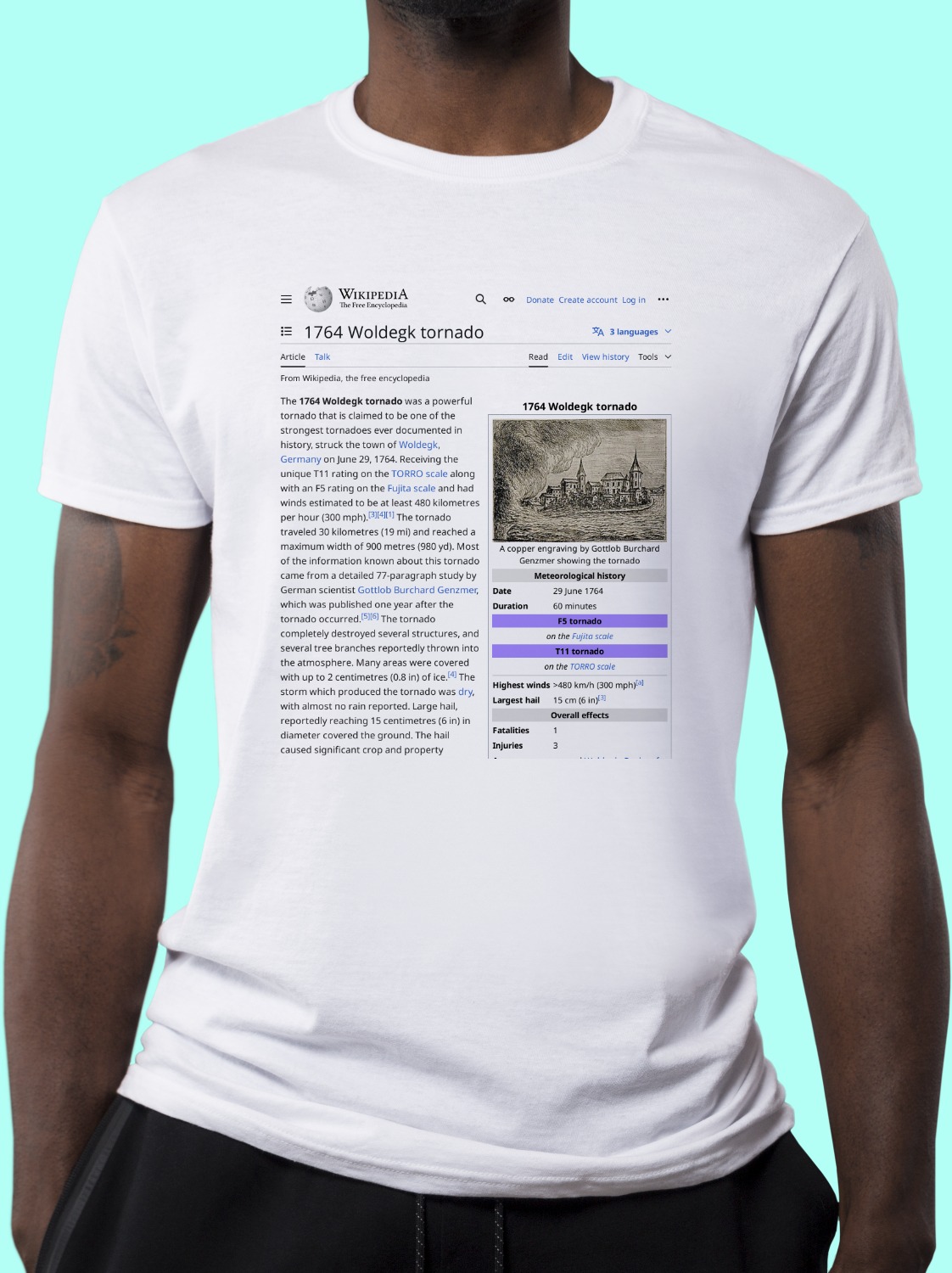 1764_Woldegk_tornado Wikipedia Shirt